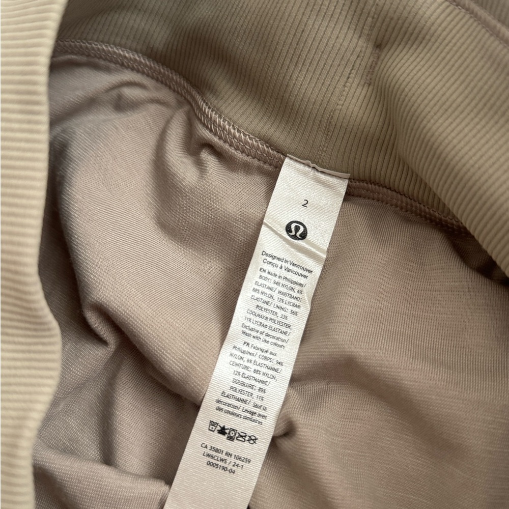 Lululemon Dance Studio Mid-Rise Cropped Pant/ Mojave Tan/ size 2/ NWT - Picture 7 of 9